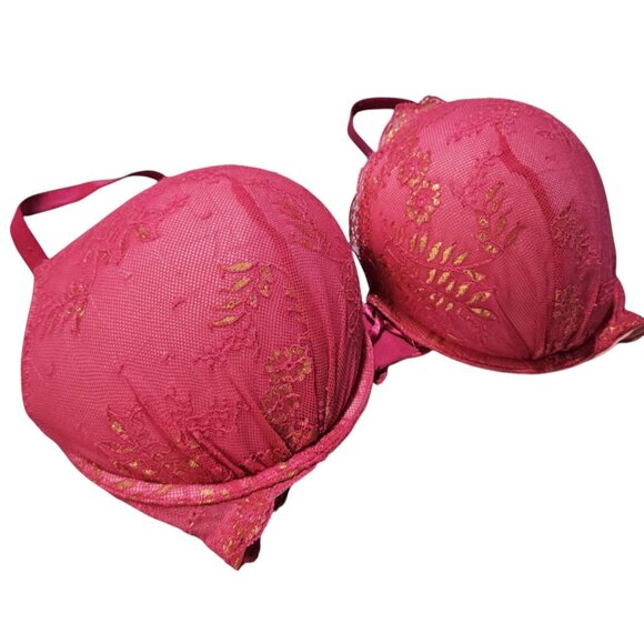 Vintage Victoria's Secret 36DD Extreme Push-Up Bra Adds 2 Cups - Picture 1 of 5